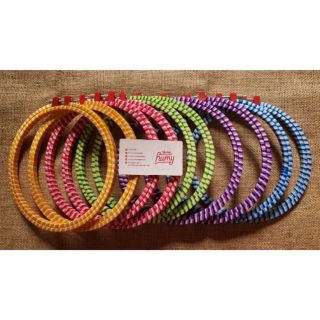 Khung thêu nhựa quấn tơ màu size 18cm