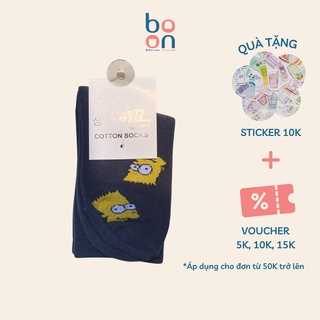 Tất vớ cổ cao nam nữ hoạt hình Simpson dễ thương