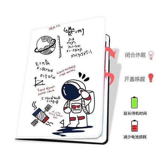 Bao Da Máy Tính Bảng Họa Tiết Phi Hành Gia Dành Cho iPad mini1/2/3/4/5 Pad 2/3/4 air1/air2/air3 pro