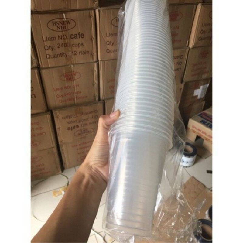 50 Ly nhựa PP trơn - 360ml /500 ml/700ml
