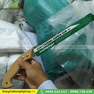 Cưa cầm tay cán gỗ lưới dài 27cm bền chắc sắc bén