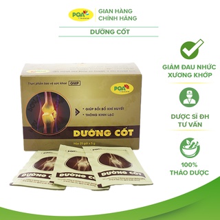 Dưỡng Cốt PQA Giúp Bồi Bổ Khí Huyết Thông Kinh Lạc Và Hỗ Trợ Giảm Đau Nhức Xương Khớp Hộp 25 Gói