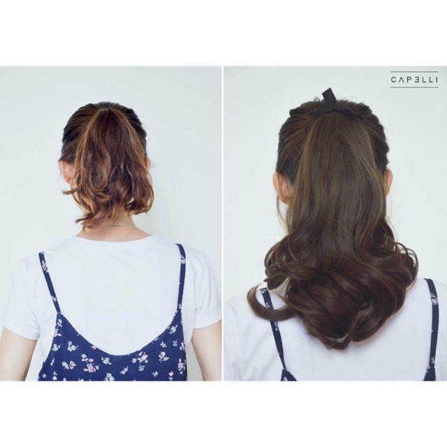 Tóc buộc xoăn đuôi dài 30cm