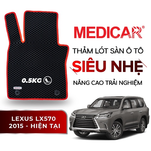 MEDICAR - Thảm Lót Sàn ô tô Lexus LX570 (2015 -&gt; 2021)