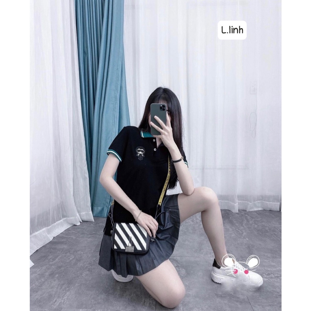 Áo nữ polo thoáng mát, thấm hút mồ hôi - Hàng có sẵn - Xưởng may Lộc Vân - V02