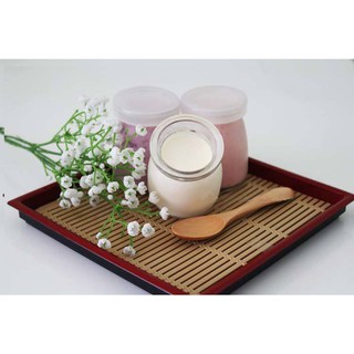 Combo 100 hũ thủy tinh nắp nhựa 100ml làm sữa chua, đựng dầu dừa, chưng yến