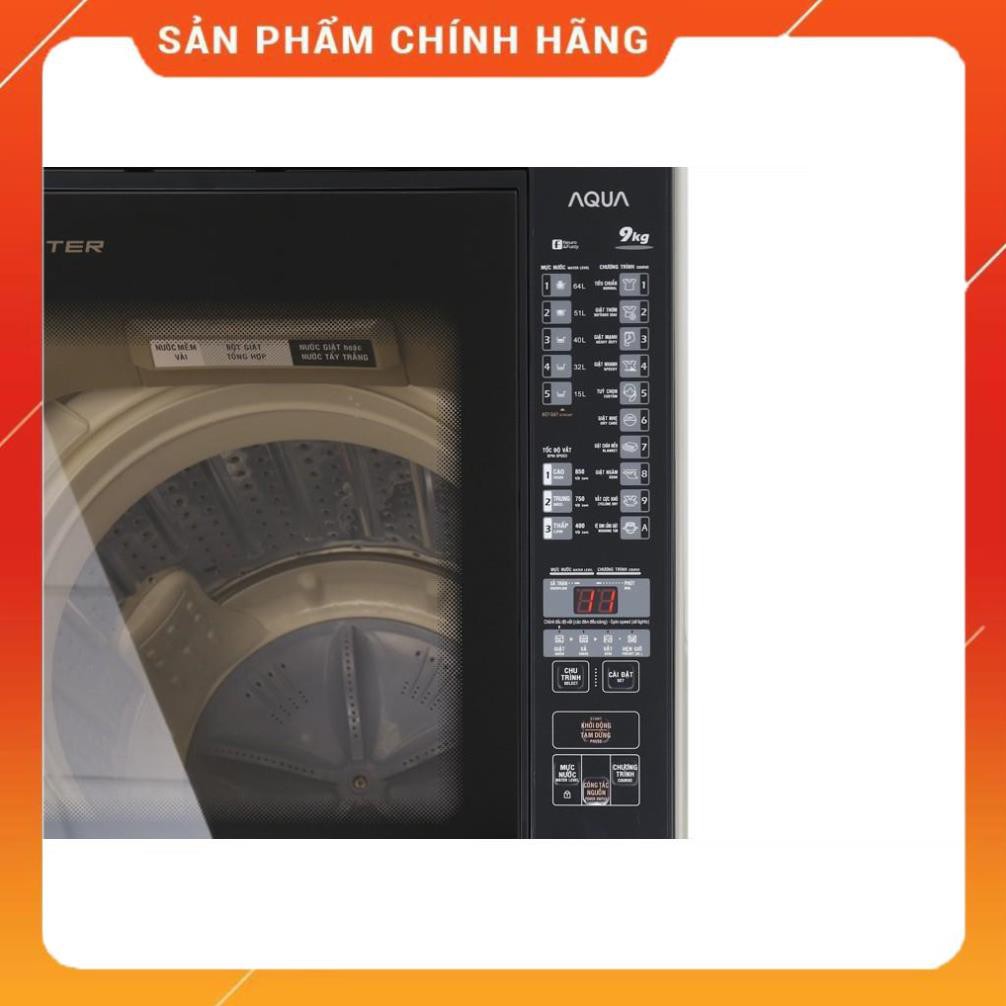 [Mã ELMS5TR giảm 5% đơn 5TR] [ VẬN CHUYỂN MIỄN PHÍ KHU VỰC HÀ NỘI ] Máy giặt Aqua cửa trên 9kg AQW-D900BT - [ Bmart247 ]