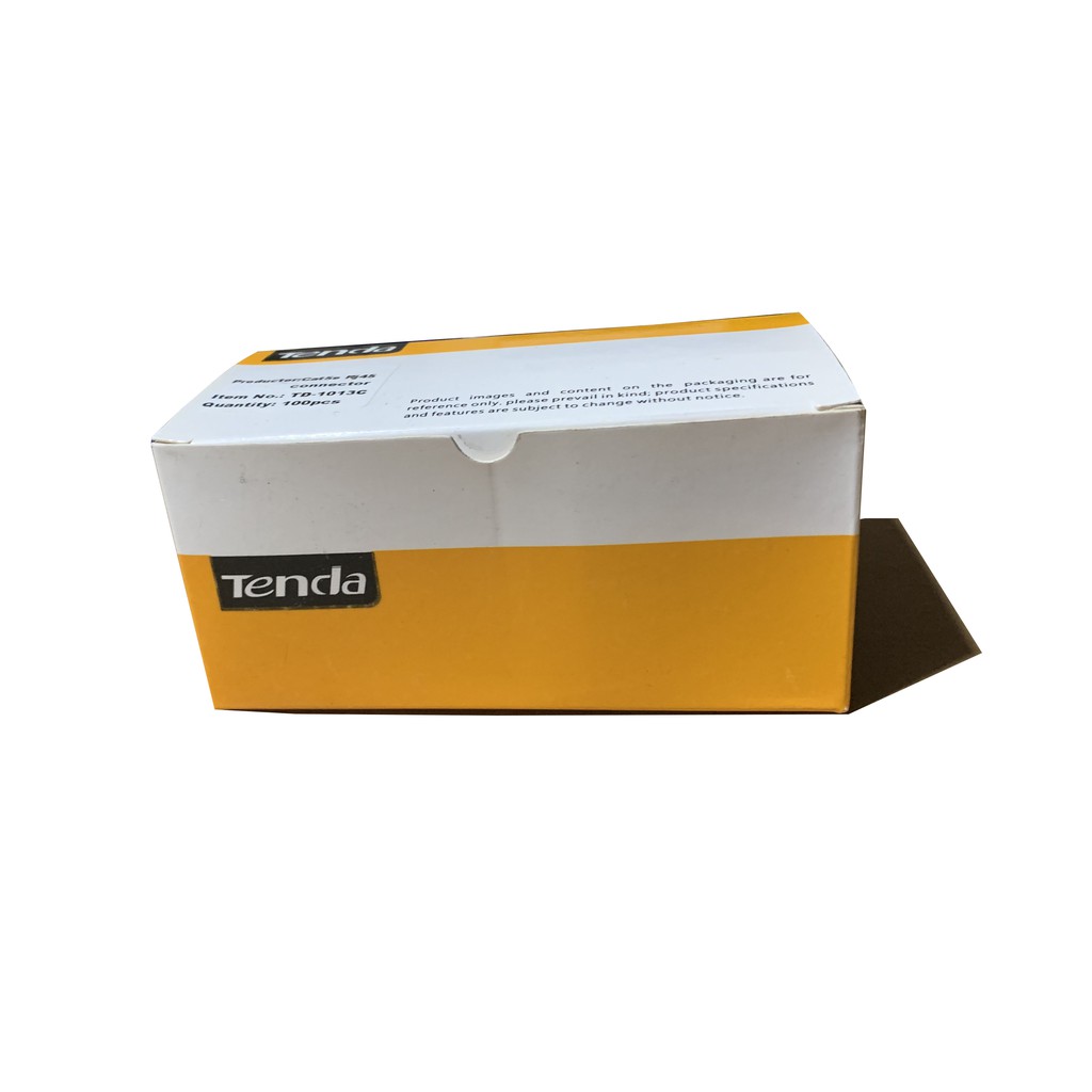 Hạt Mạng RJ45 - Đầu Bấm dây mạng cat5 - Hạt mạng tốt hãng Tenda 1013C - Hạt mạng Tenda