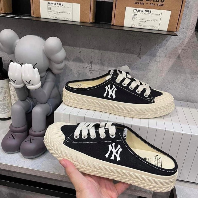 Giày MLB Mule Chính Hãng, MLB Chunky Low high, Giá yêu thương