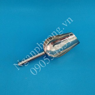 Dụng cụ xúc đá inox, muỗng xúc đá