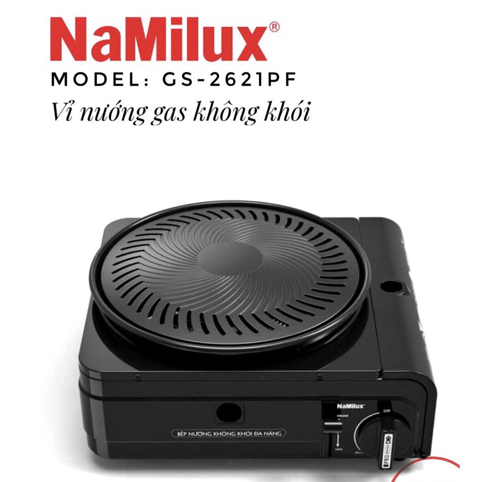 Bếp nướng đa năng Namilux không khói GS 2621PF ( hộp nhựa)