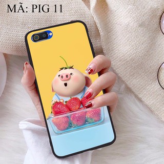 Ốp lưng Realme C2 viền dẻo TPU BST Lợn Tết