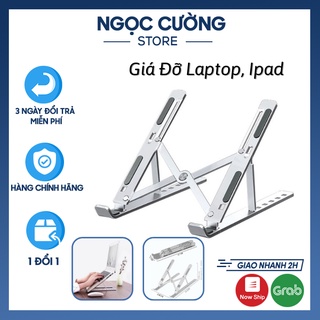 Giá đỡ tản nhiệt laptop kệ đỡ macbook, ipad, máy tính có thể gấp gọn tiện dụng Ngọc Cường Store