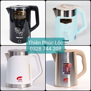 Ấm siêu tốc đẹp, model cao cấp Jiplai EKJ-318, EKJ-319, TL-517, Matika MTK-26, MTK-29, MTK-20, Povena PVN-26
