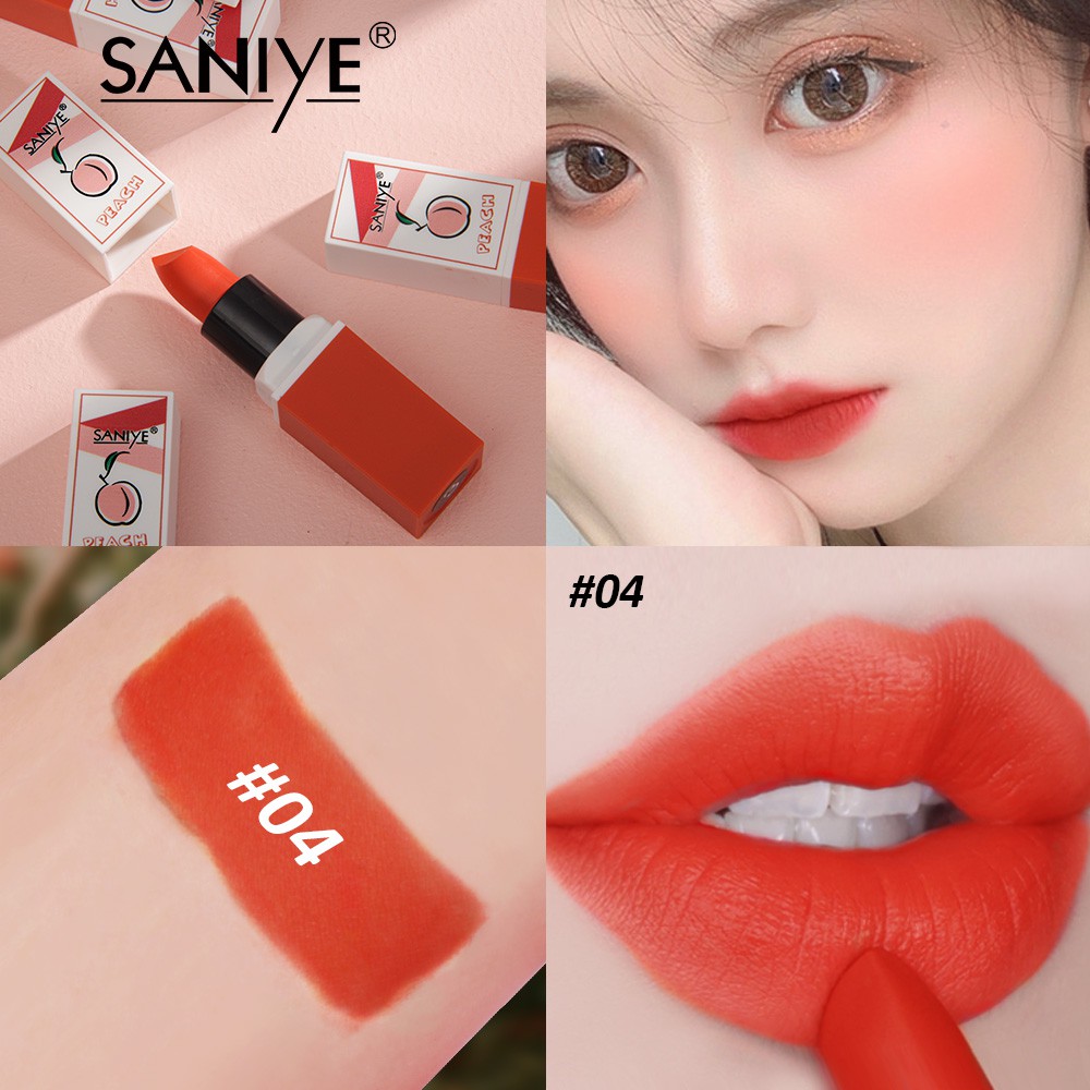 Son môi lì SANIYE K1122 tông cam 3.5g | BigBuy360 - bigbuy360.vn