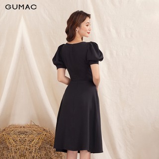 Đầm cổ U phom xòe DA1049 GUMAC