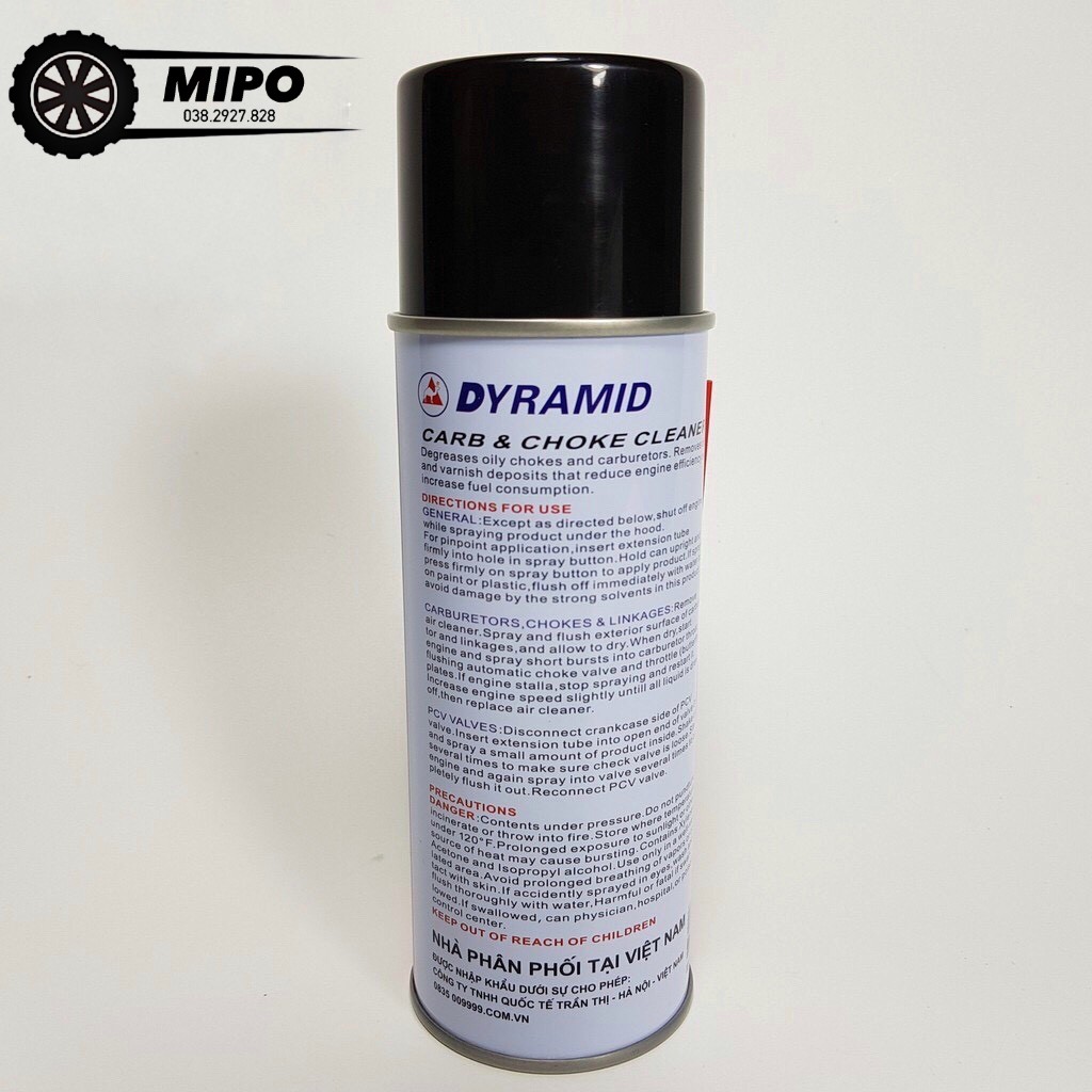 Dyramid / Xịt chế lạc đà / Xịt chế Camel / Dung dịch tẩy rửa chế hòa khí