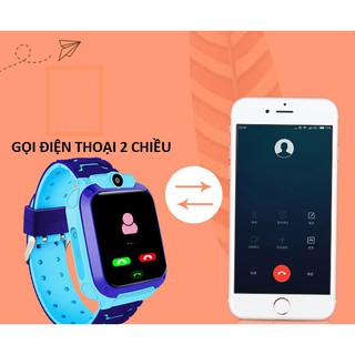 Đồng hồ lắp sim giá tốt, nghe gọi định vị, chống nước dành cho trẻ em Q12 Wonlex