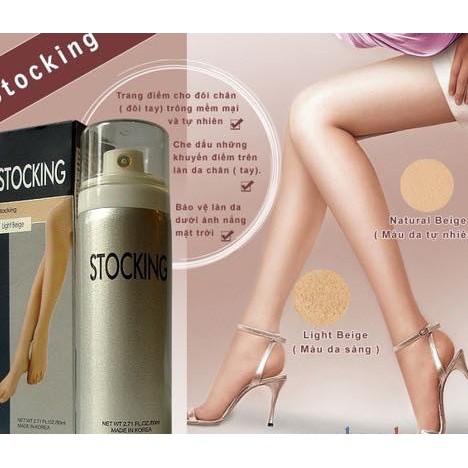 [Giá tốt nhất] - Tất phun body Stocking SPF 25+ che khuyết điểm cực mạnh,độ che phủ cực cao [ Hàn Quốc ]