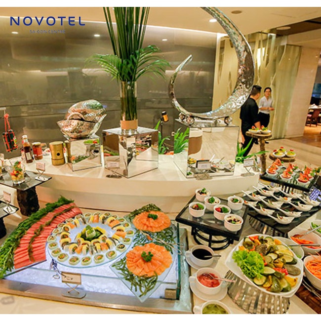 HCM [E-Voucher] Novotel Saigon Centre - International Buffet Trưa Hải Sản Thượng Hạng