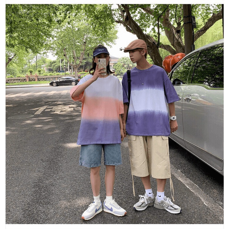 Áo thun loang Cotton form rộng unisex nam nữ cực đẹp , hoạ tiết ĐỘC ĐÁO cho các bạn trẻ lựa chọn KME