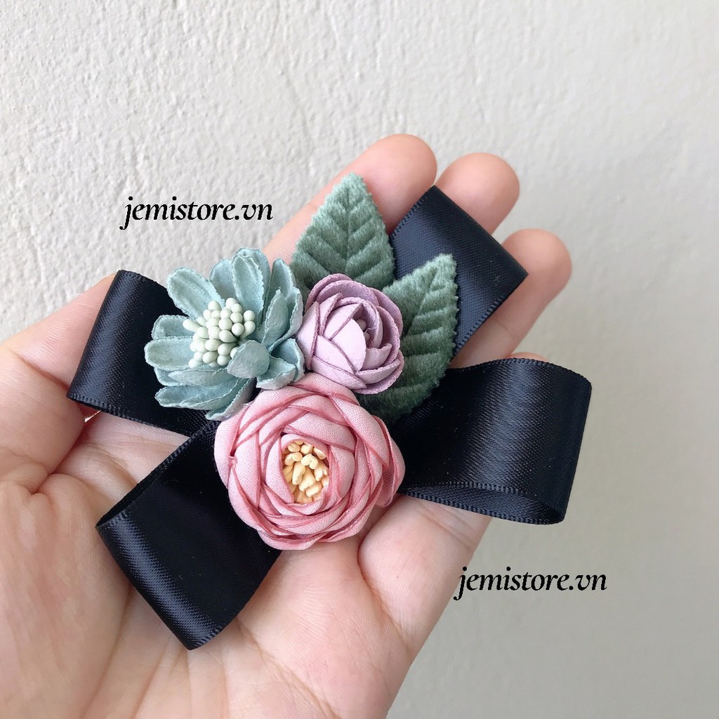 Hoa Cài Áo, Trâm Ghim Cài Váy Nữ Handmade Jemistore