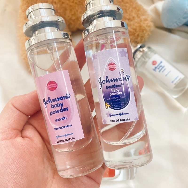 Tinh dầu nước hoa Johnson Baby mùi phấn em bé nội địa Thái 35ml