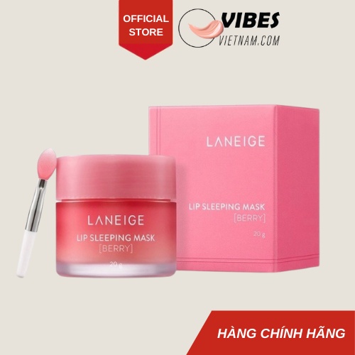 Mặt Nạ Ngủ Dưỡng Môi Laneige Sáp Dưỡng Ẩm Tẩy Da Chết U Duong Moi Lip Sleeping Mask Berry vibesvietnam