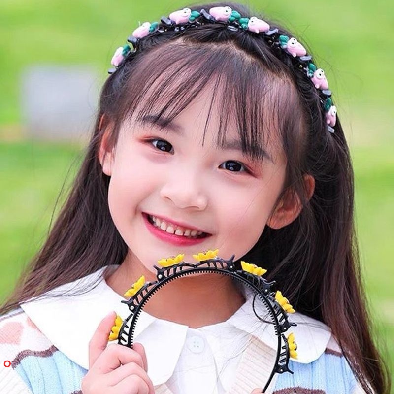 Băng đô đính hoa dễ thương cho bé