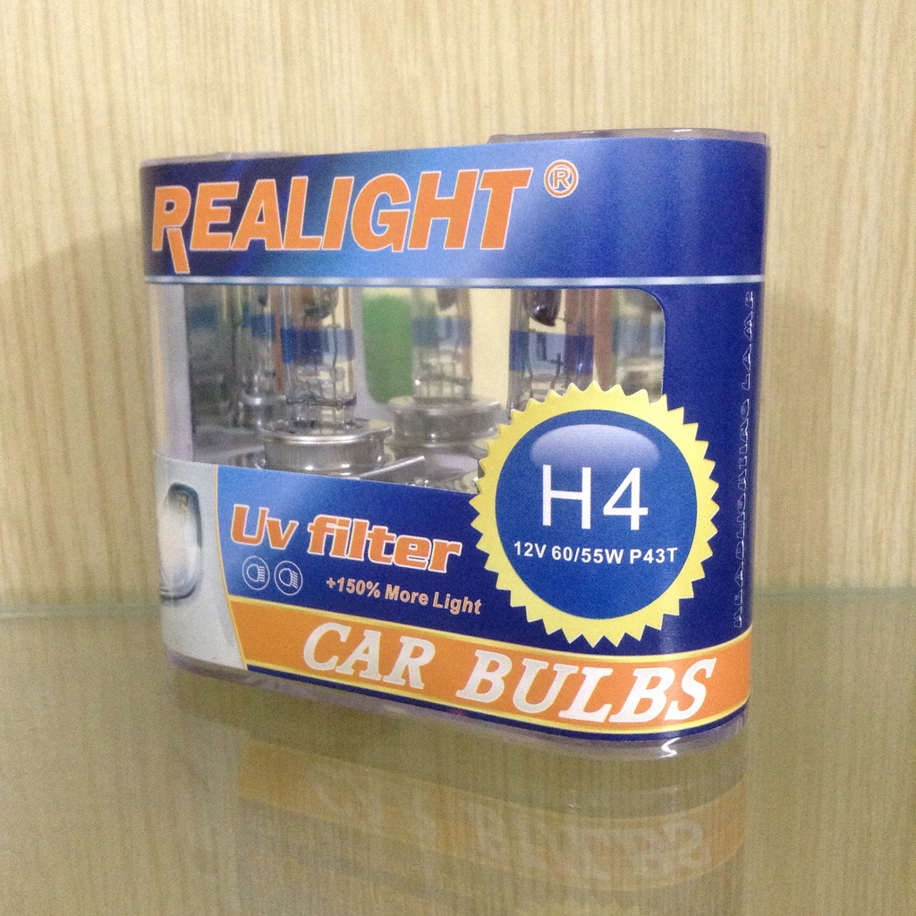 Bóng đèn halogen h4 12v tăng sáng dùng được cho ô tô , xe tải , xe máy chính hãng