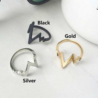 [ Phụ Kiện Thời Trang ] Nhẫn Nhịp Tim 3 màu