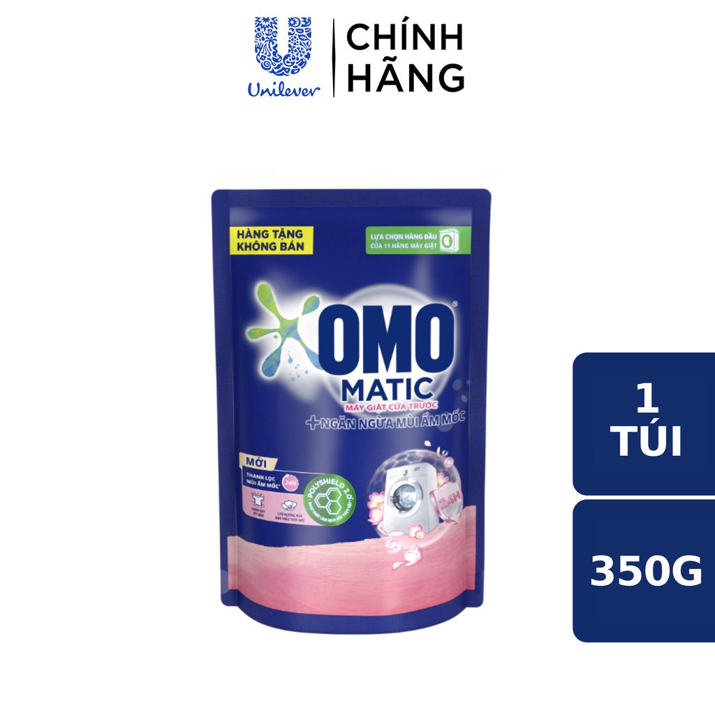 [HC GIFT] Túi Nước giặt OMO Matic 350g (giao mẫu ngẫu nhiên)