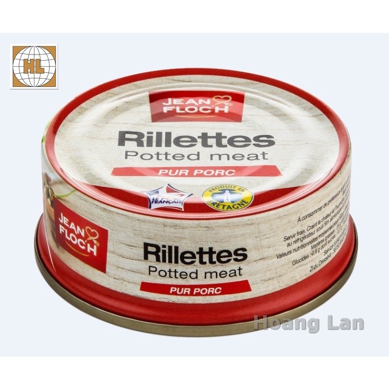 Pate thịt sợi Rilletes Jean Floch 125g - Pháp