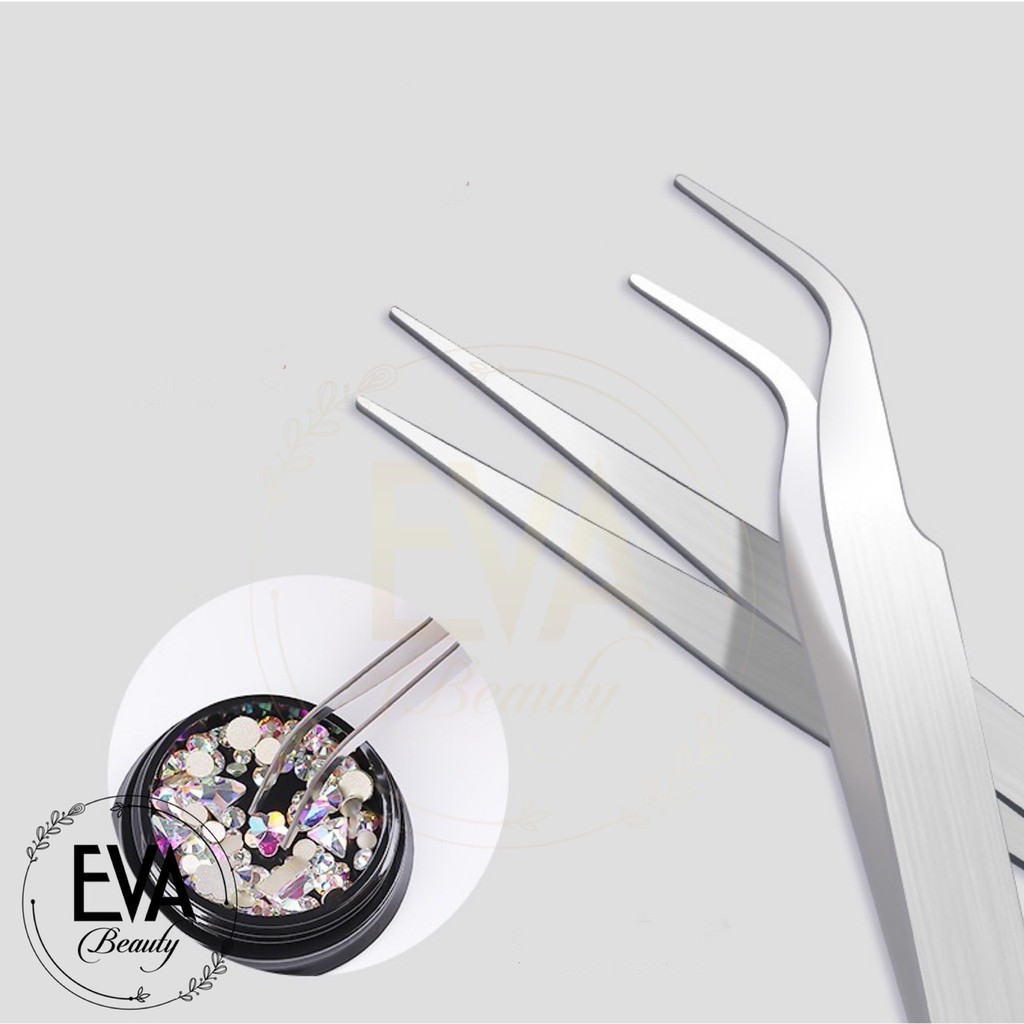 Bộ 2 Nhíp Gấp Mũi Nhọn Đầu Thẳng Và Đầu Cong Đa Năng M2148