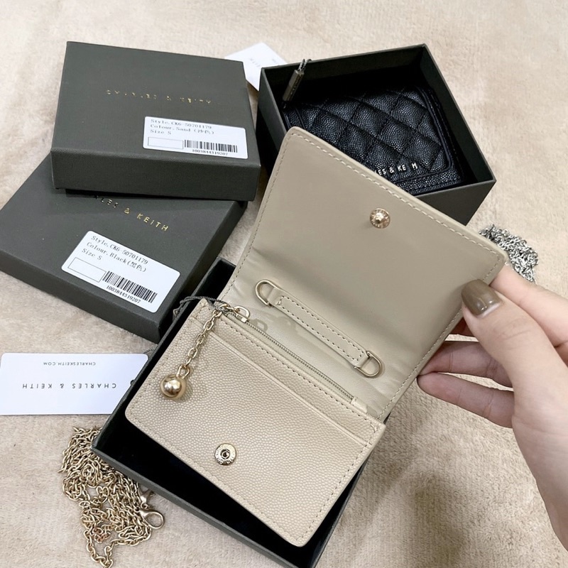 Ví cê kaaa bản mini zize 10cm dây đeo chéo chuẩn loại 1 ( có hộp)