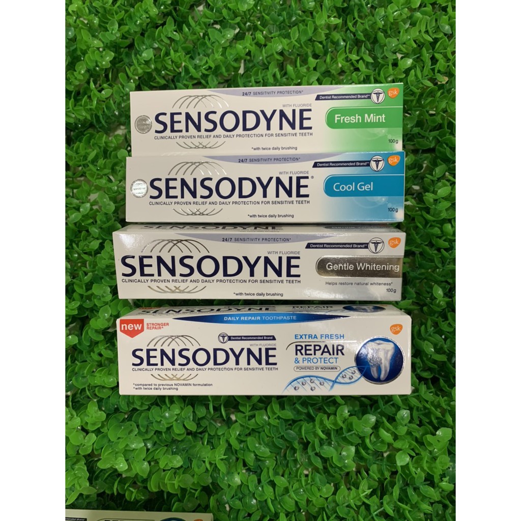 Kem đánh răng Sensodyne Fresh Mint giảm ê buốt 24/7 100g | WebRaoVat - webraovat.net.vn