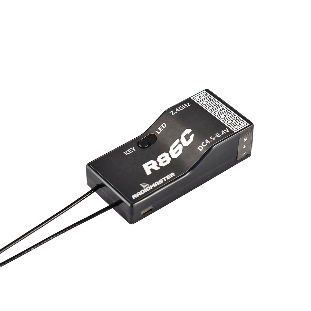 Thiết Bị Nhận Tín Hiệu RadioMaster R81 R84 R86 R86C R88 R161 R168 2.4GHz Over 1KM SBUS D8 TX16S