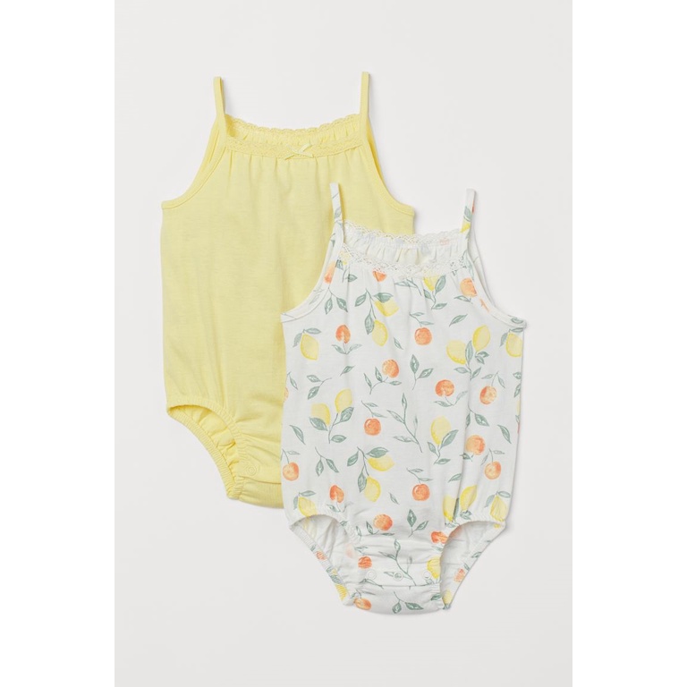 Body  2 dây chất cotton mềm mịn cho bé HM H&M Auth