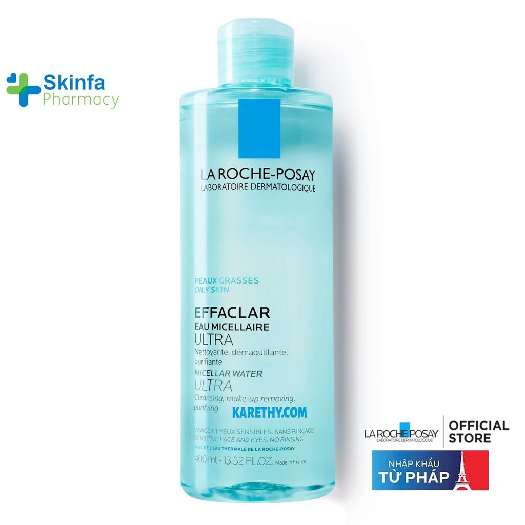 Nước Tẩy Trang La Roche-Posay Effaclar Micellar Water Cho Da Dầu, Da Nhạy Cảm - Skinfa