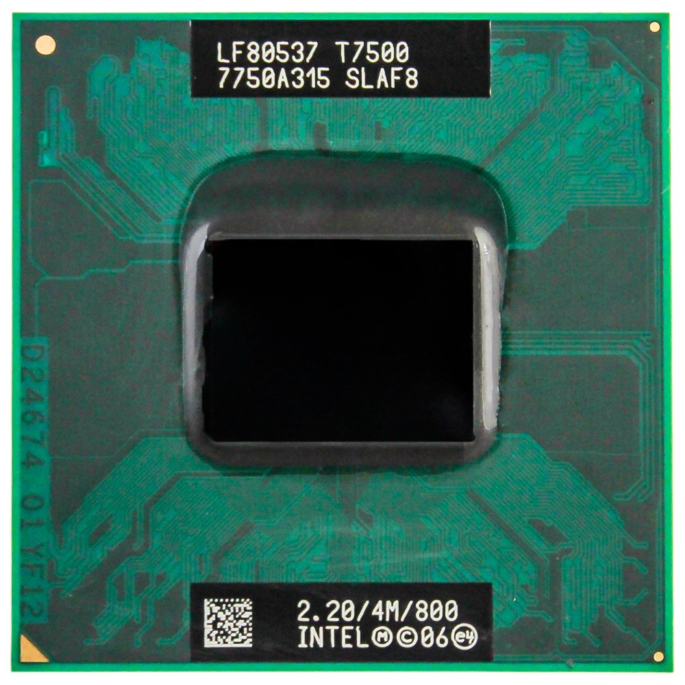 Ổ cắm điện lõi kép 4M 35W Intel Core 2 Duo T7500 SLA44 SLAF8 2.2 GHz