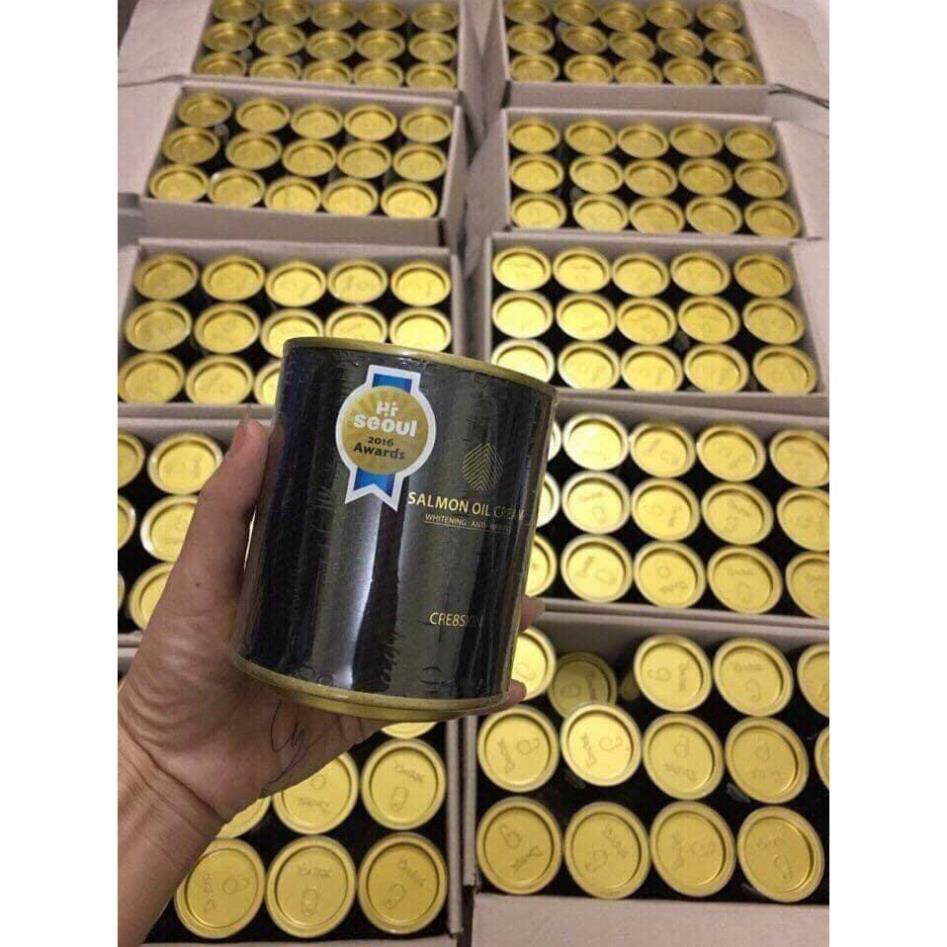 [Hình thật] Kem cá hồi Salmon Oil Cream Cre8skin Hàn Quốc 80g