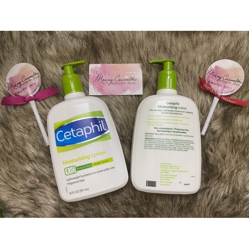 Combo bộ 3 chai kem dưỡng lotion Cetaphil (2 chai 591ml & 1 chai 118ml)