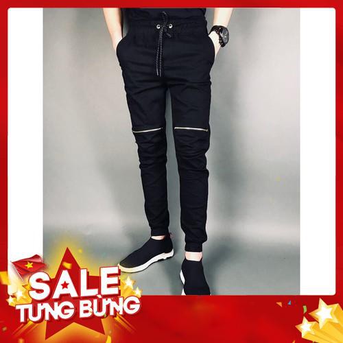 QUẦN JOGGER KAKI DÂY KÉO GỐI HÌNH THẬT -Hàng nhập khẩu