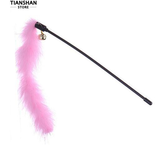 Cây bông mềm chọc mèo có chuông rung