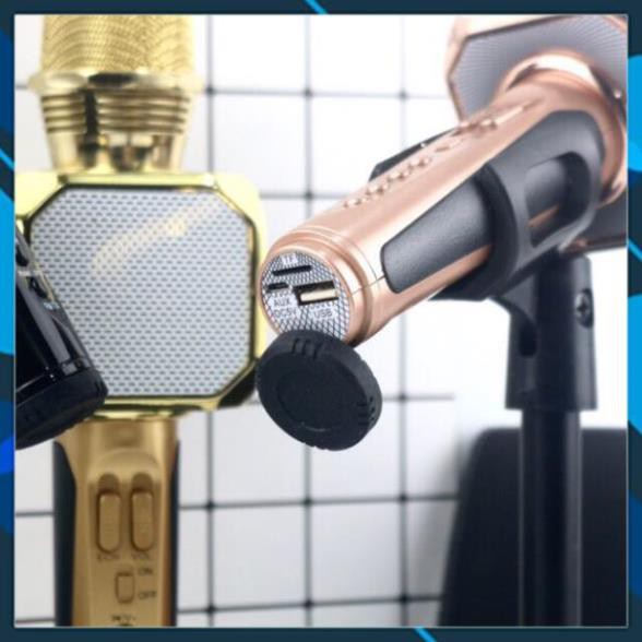 [Giá Hủy Diệt] Micro hát karaoke không dây SD-10 bluetooth có loa hỗ trợ ghi âm pass chuẩn -  BH 6 tháng đổi mới