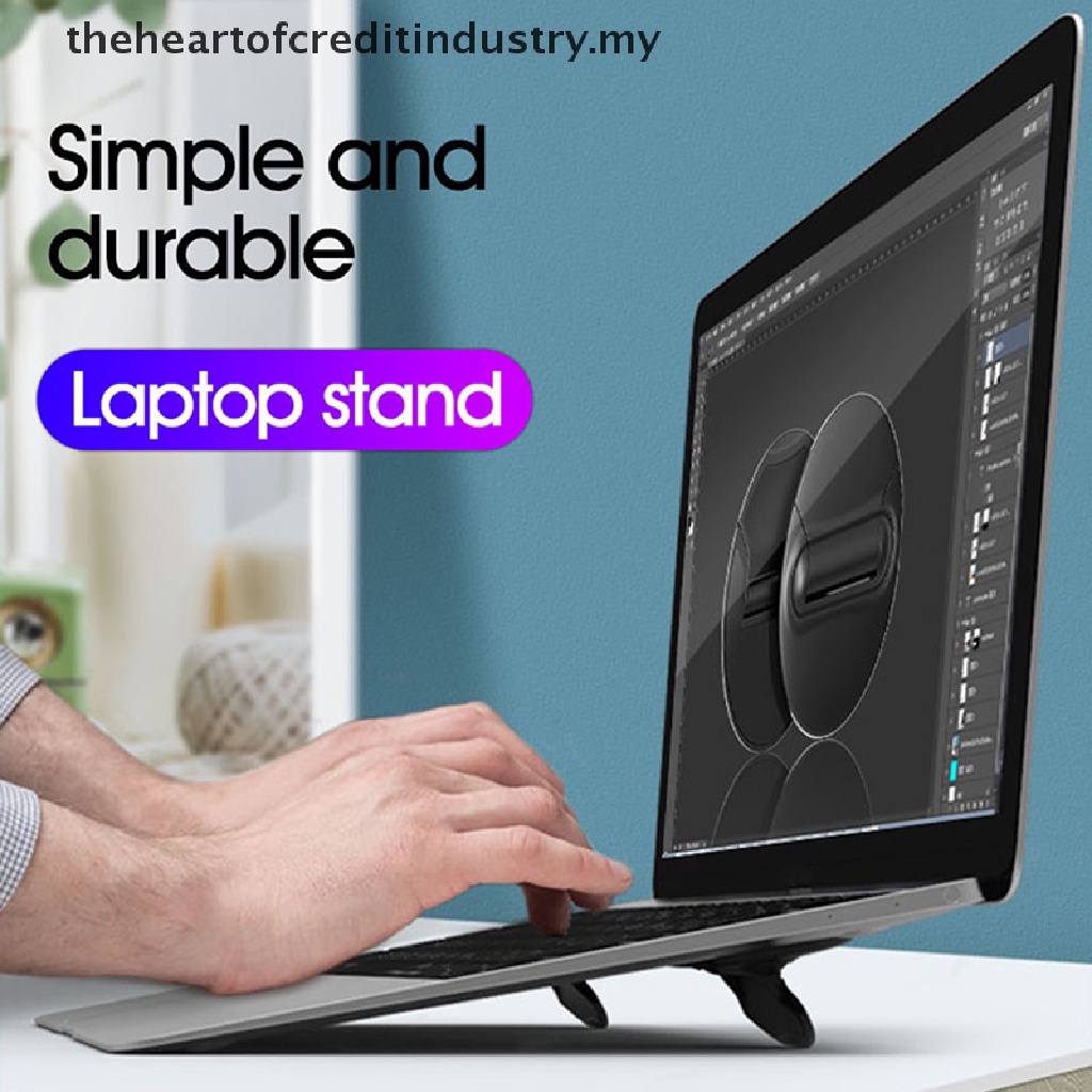 Giá đỡ Laptop kiêm quạt tản nhiệt Mini vô hình di động cho Macbook Air
