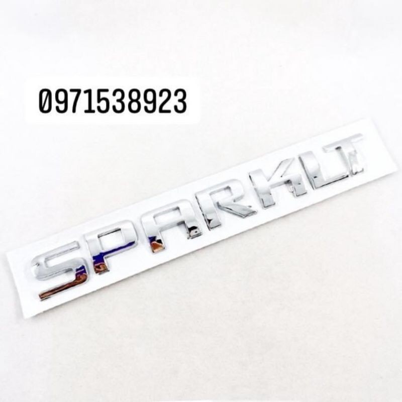 Logo chữ nổi CHEVROLET SPARK LT