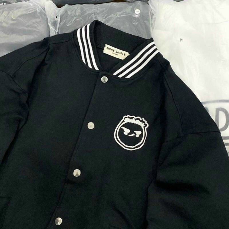 Áo Khoác Nữ Bomber Cardigan Chất Liệu Nỉ From Rộng - Áo Khoác Bomber Dáng Dài Khuy Bấm Ulzzang BB03