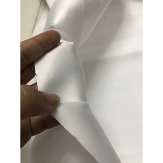 Vải phi cứng may váy cưới làm thủ công