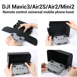 Dành Cho DJI Air 2S / Air 2 / Mini 2 Điều Khiển Từ Xa Đa Năng Tấm Che Ánh Sáng Rào Chắn Cho DJI Mavic 3 / Mini 3 Pro Sun Hood Phụ Kiện